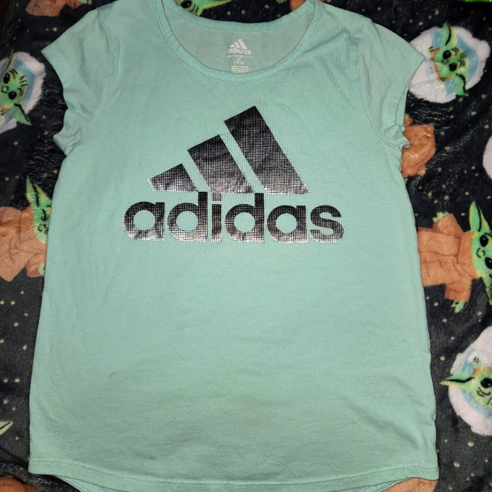 Mint green Adidas t-shirt